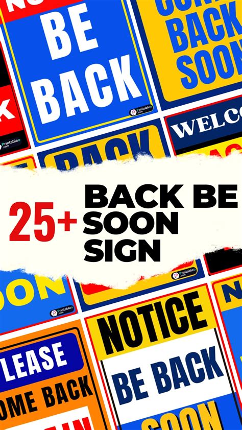 Short & Punchy 'I'll Be Back' Messages