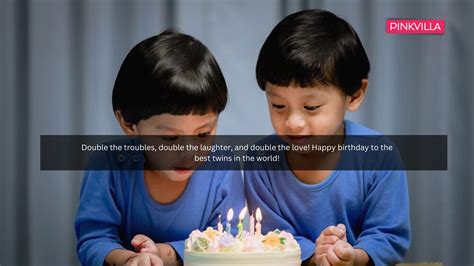 Short & Punchy Twin Birthday Texts