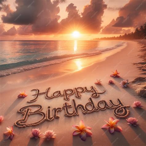 Short & Sandy Birthday Texts for Social Media