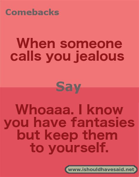 Short & Snappy Comebacks for a Jealous Text