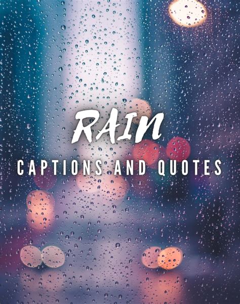 Short & Soulful Captions for a Rainy Mood