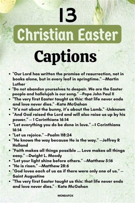 Short & Spirit-Filled: Religious Easter Texts & Social Media Captions