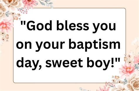Short & Sweet Baptism Messages