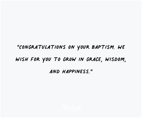 Short & Sweet Baptism Sentiments