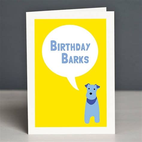 Short & Sweet Barks for a Birthday Card or Text