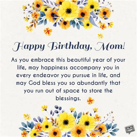 Short & Sweet Birthday Blessings from Mom