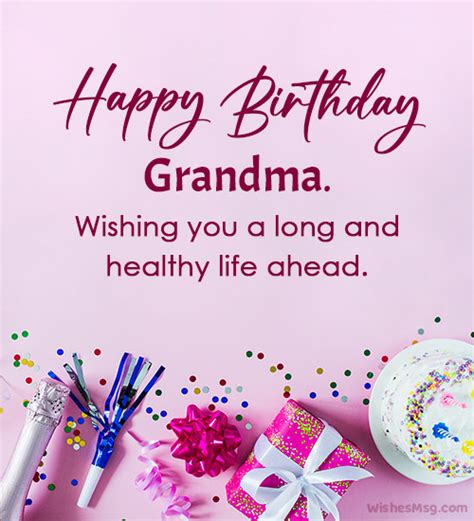 Short & Sweet Birthday Texts for Grandma