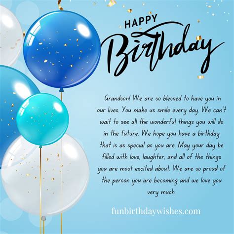 Short & Sweet Birthday Texts for the Modern Grandson