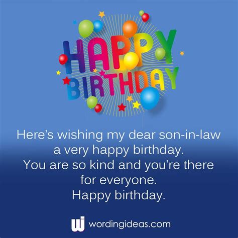 Short & Sweet Birthday Texts for Your Son-in-Law