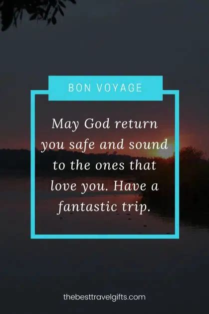 Short & Sweet Bon Voyage Texts