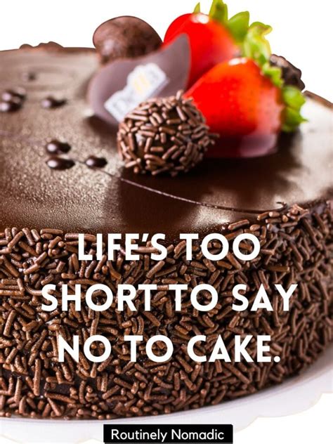 Short & Sweet Captions for Cake Pics