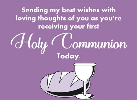 Short & Sweet Communion Wishes