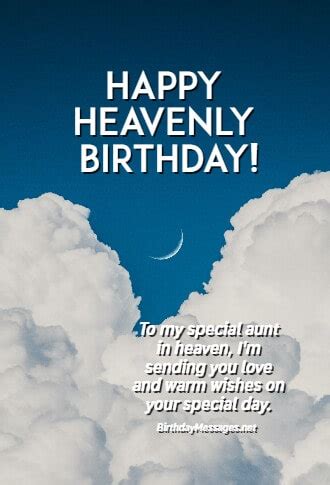 Short & Sweet Heavenly Birthday Messages