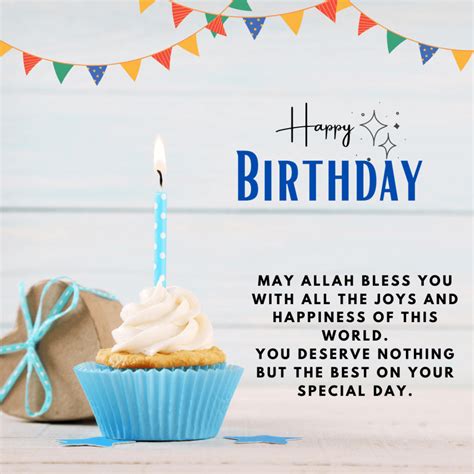 Short & Sweet Islamic Birthday Greetings
