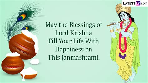 Short & Sweet Janmashtami Wishes for Texts and Social Media