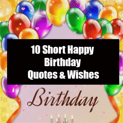 Short & Sweet Lines for a Birthday Story