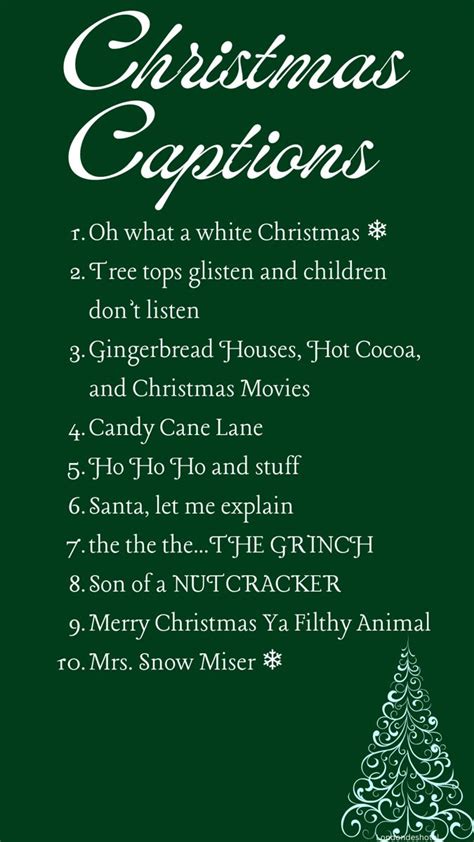 Short & Sweet Musical Notes: Quick Christmas Texts & Captions