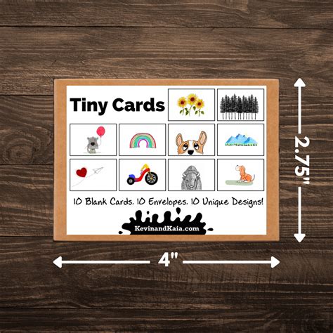 Short, Sweet & Perfect for a Tiny Card