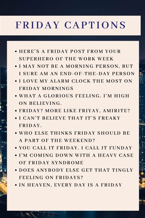 Short & Sweet: Quick Texts and Captions for a Fabulous Friday
