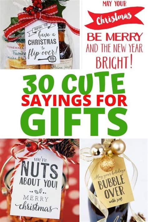 Short & Sweet Sentiments for a Gift Tag or Plaque