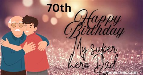 Short & Sweet Seventieth Greetings