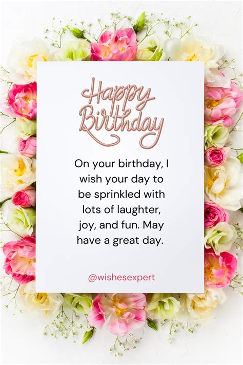 Short, Sweet & Simple Birthday Texts
