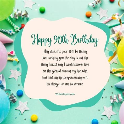 Short, Sweet & Simple Wishes for a 90th Birthday