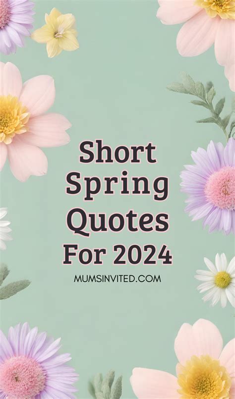Short & Sweet Spring Messages for a Text or Tag