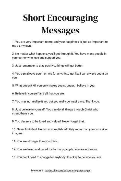 Short & Sweet Texts for a Quick Dose of Encouragement