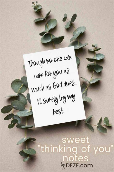 Short & Sweet "Thinking of You" Notes