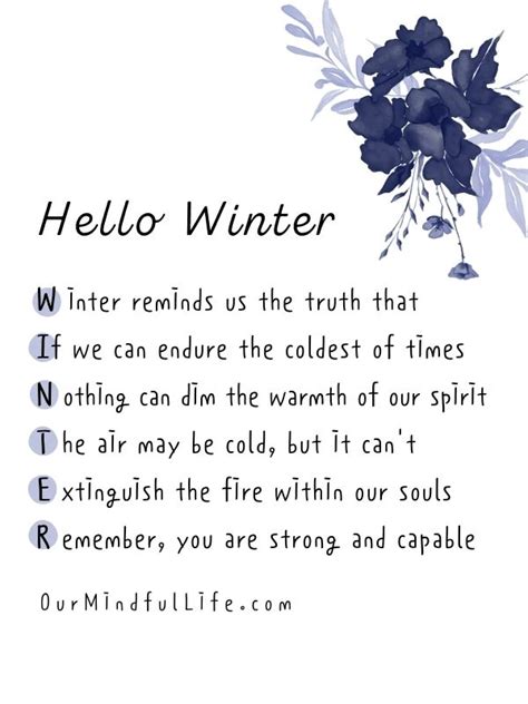Short & Sweet Winter Texts for Emily