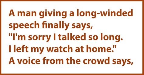 Short & Zesty One-Liners (Hold the Long-Winded Speech)