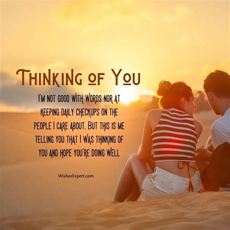 Shy & Sweet 'I'm Thinking of You' Messages