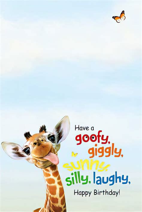 Silly & Giggly Birthday Wishes
