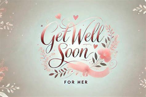 Simple & Sincere "Get Well Soon" Messages