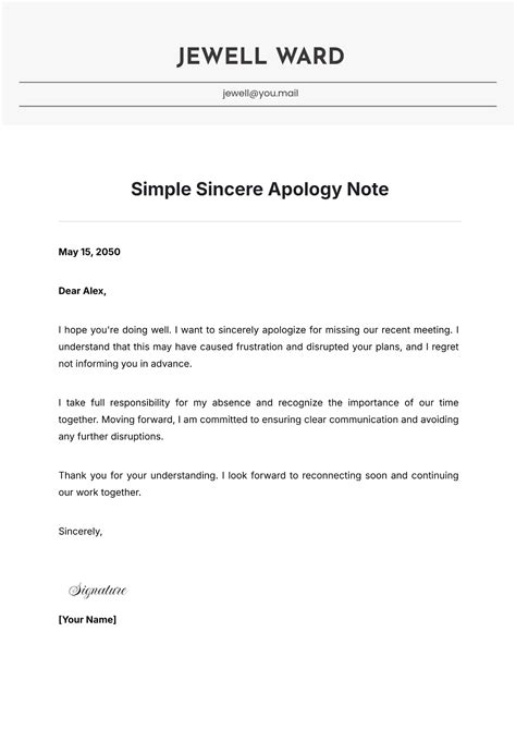 Simple & Sincere Messages of Pure Regret