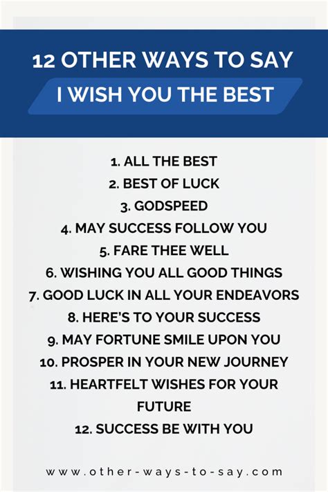 Simple & Sincere Wishes (The Go-To for Anyone)
