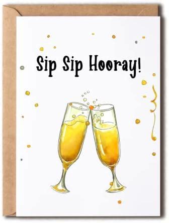 Sip, Sip, Hooray! (Wishes for Congratulations)