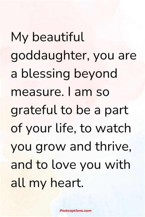 Special Messages for a Godchild