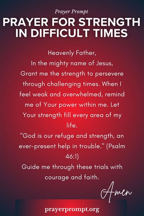 Spheres of Strength for Difficult Times
