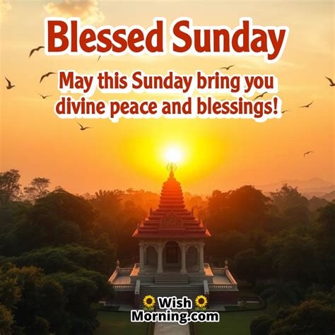 Spiritual & Reflective Sunday Morning Blessings
