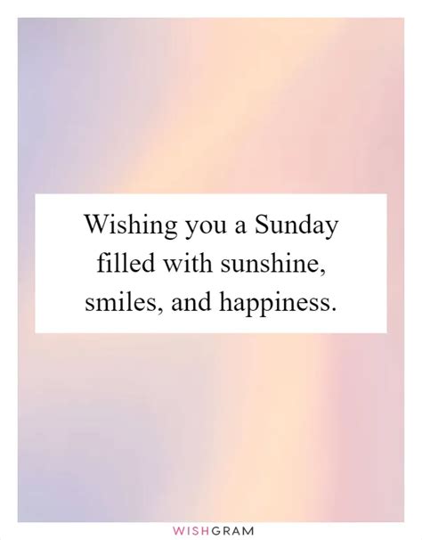 Sunshine & Smiles: Cheerful Wishes for a Fun-Filled Sunday
