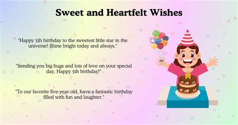 Sweet & Heartfelt Wishes for the Birthday Star