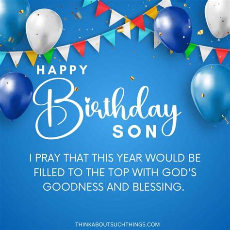 Sweet & Simple Birthday Prayers for a Young Son