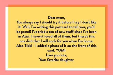 Sweet & Simple Postcard Messages