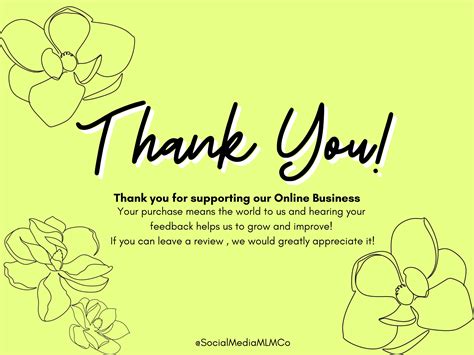 Sweet & Simple Thanks for a Social Media Shout-Out