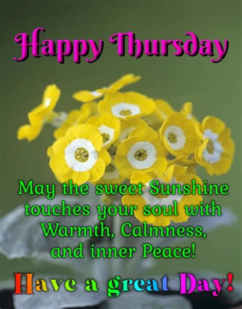 Sweet & Simple Thursday Wishes
