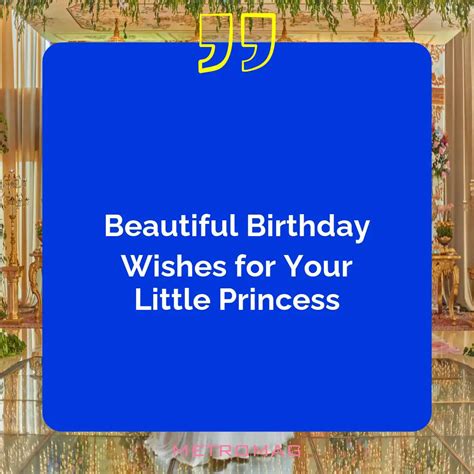 Sweet & Simple Wishes for Your Little Princess
