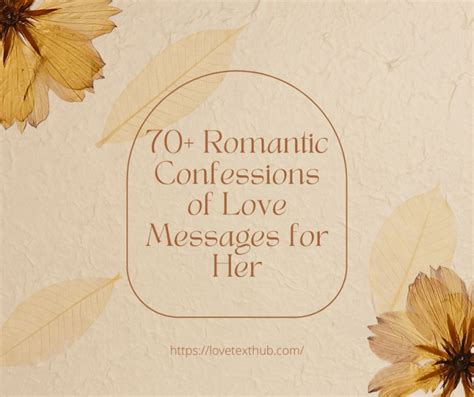 Sweet & Sincere: The Classic Romantic Confession