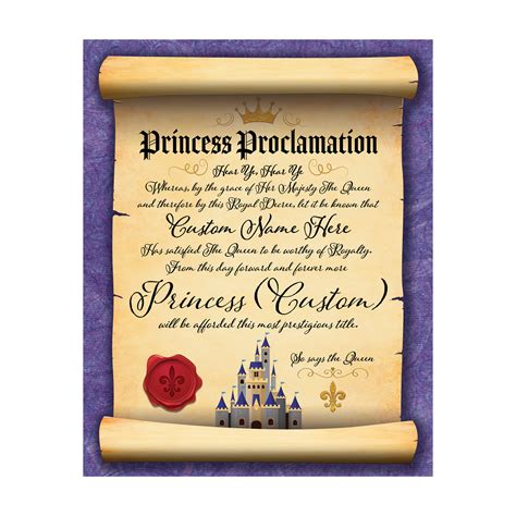 Sweet & Sparkly Messages for a Royal Proclamation